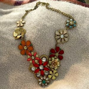Flower Statement Necklace
